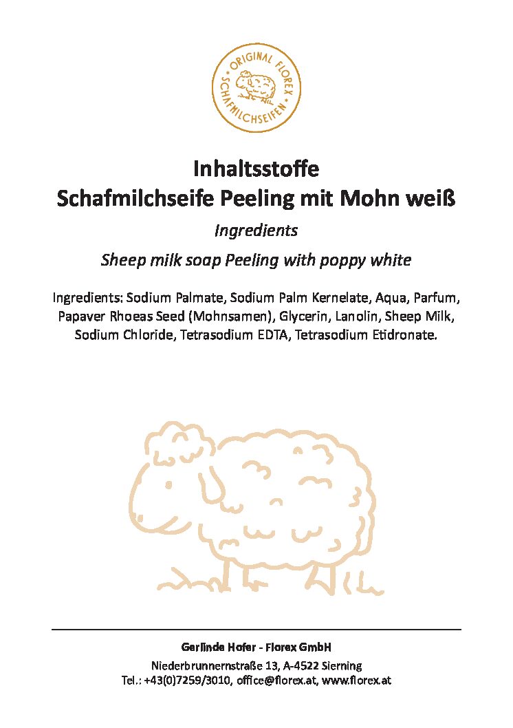 Schafmilchseife Peeling weis pdf