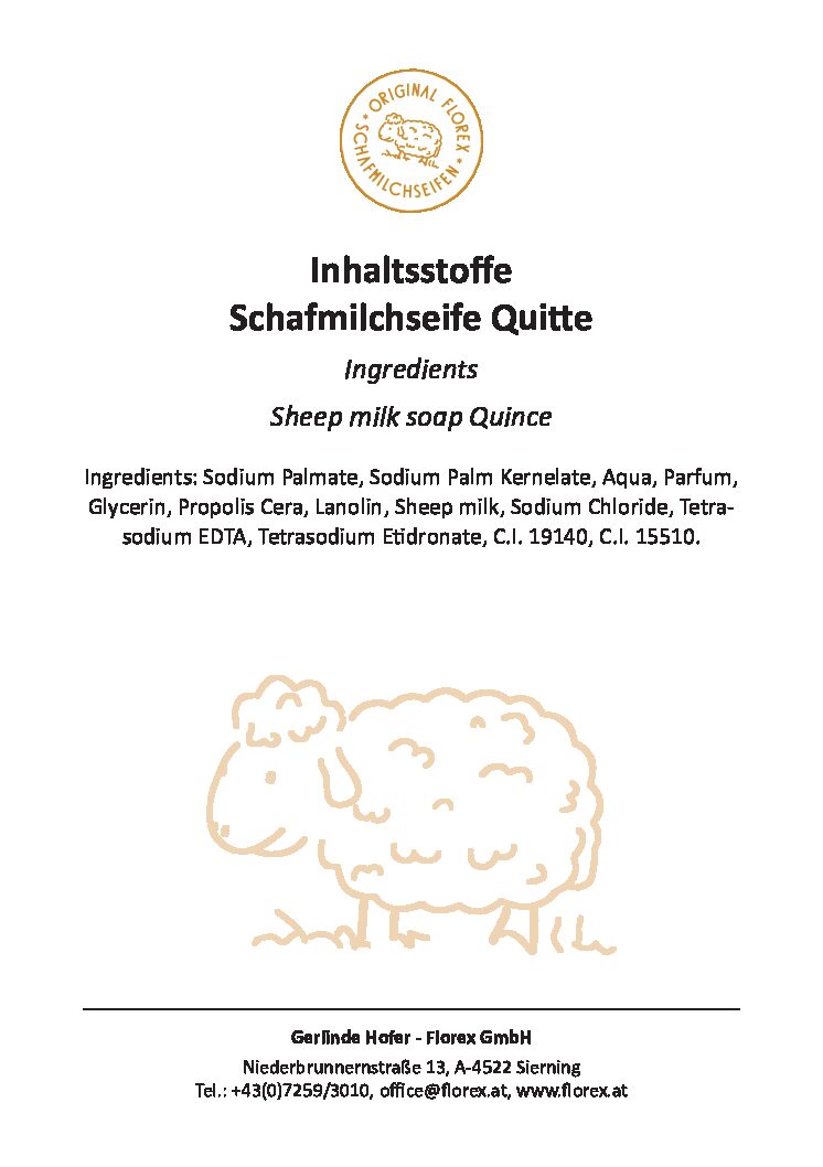 Schafmilchseife Quitte pdf