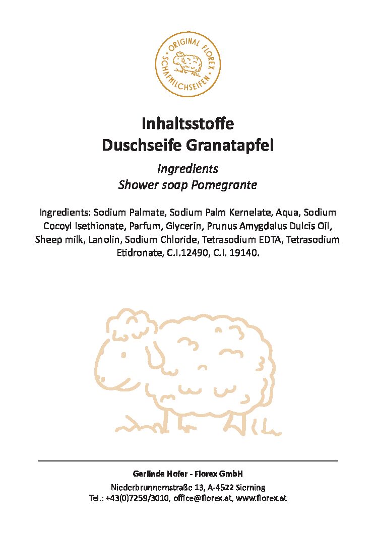 Duschseife Granatapfel pdf